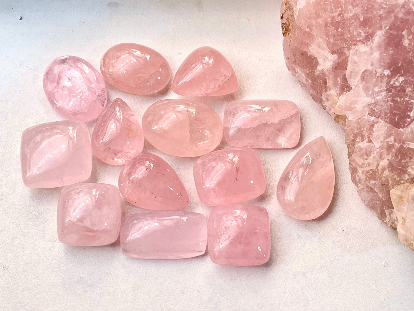 Morganite Cabochon Mix Shape Lot