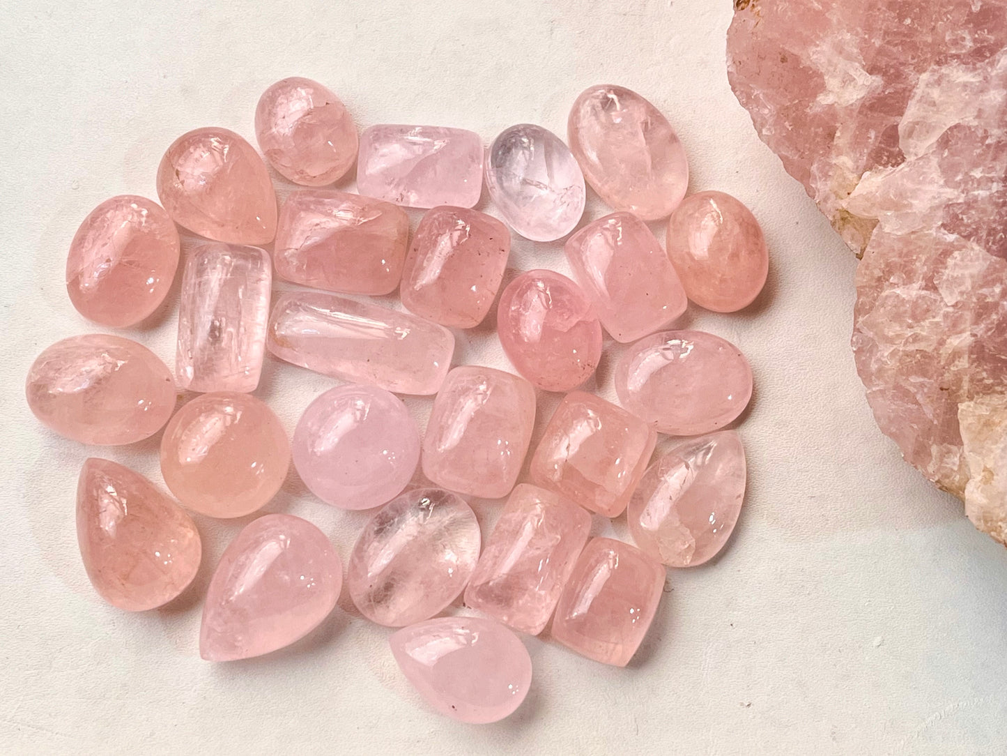 Morganite Cabochon Mix Shape Lot