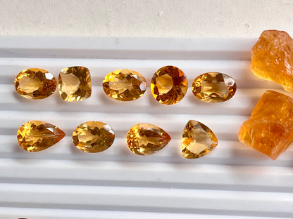 Citrine Mix shape loose gemstone Lot