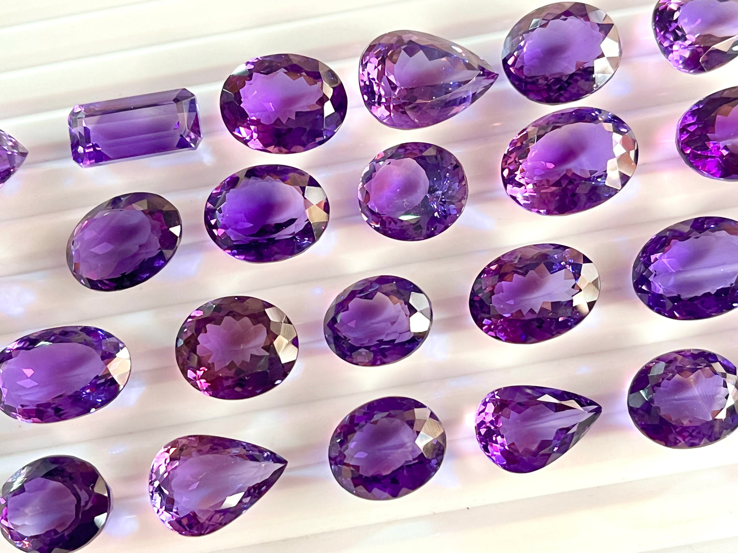 Brazilian Amethyst Mix shape loose gemstone Lot