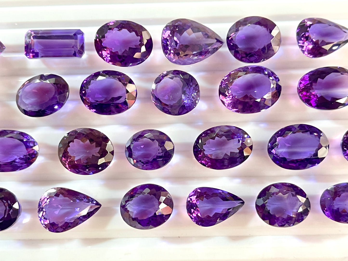 Brazilian Amethyst Mix shape loose gemstone Lot