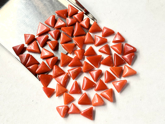 Italian Coral Gemstone Loose, High Quality Mediterranean Coral for Jewelry Making, Healing & Protection Gemstone, 2 Carats Average size