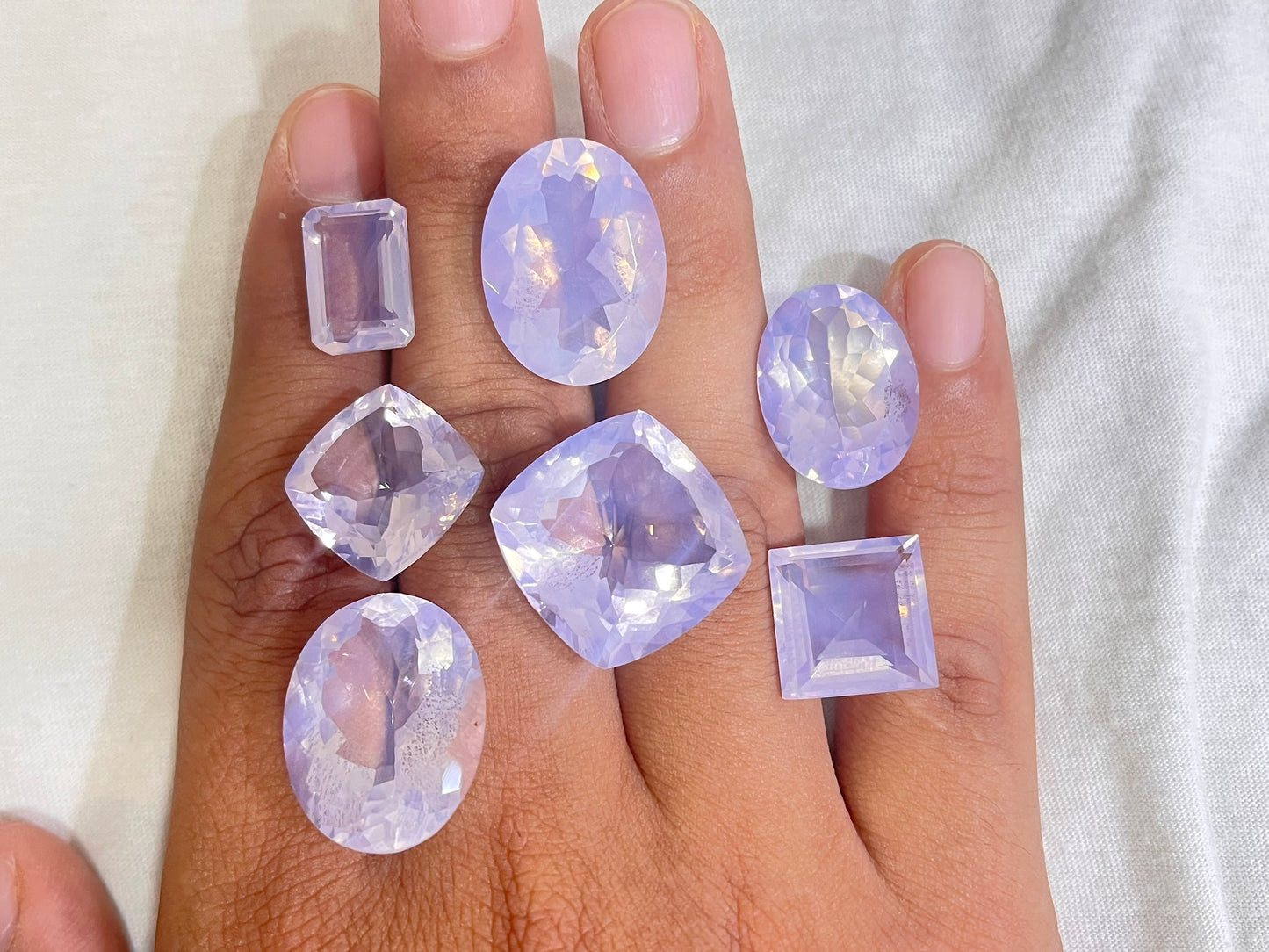 Exclusive! AAA Lavender Quartz Pair