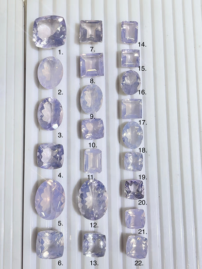 AAA Lavender Quartz loose gemstone for Rings, Pendants and Earrings