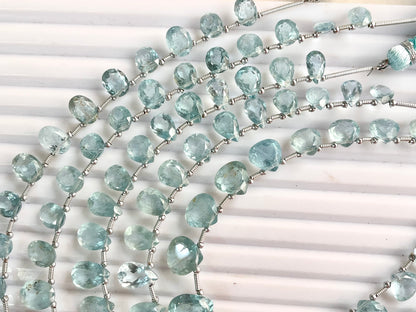 Natural Aquamarine Cut stone Beads