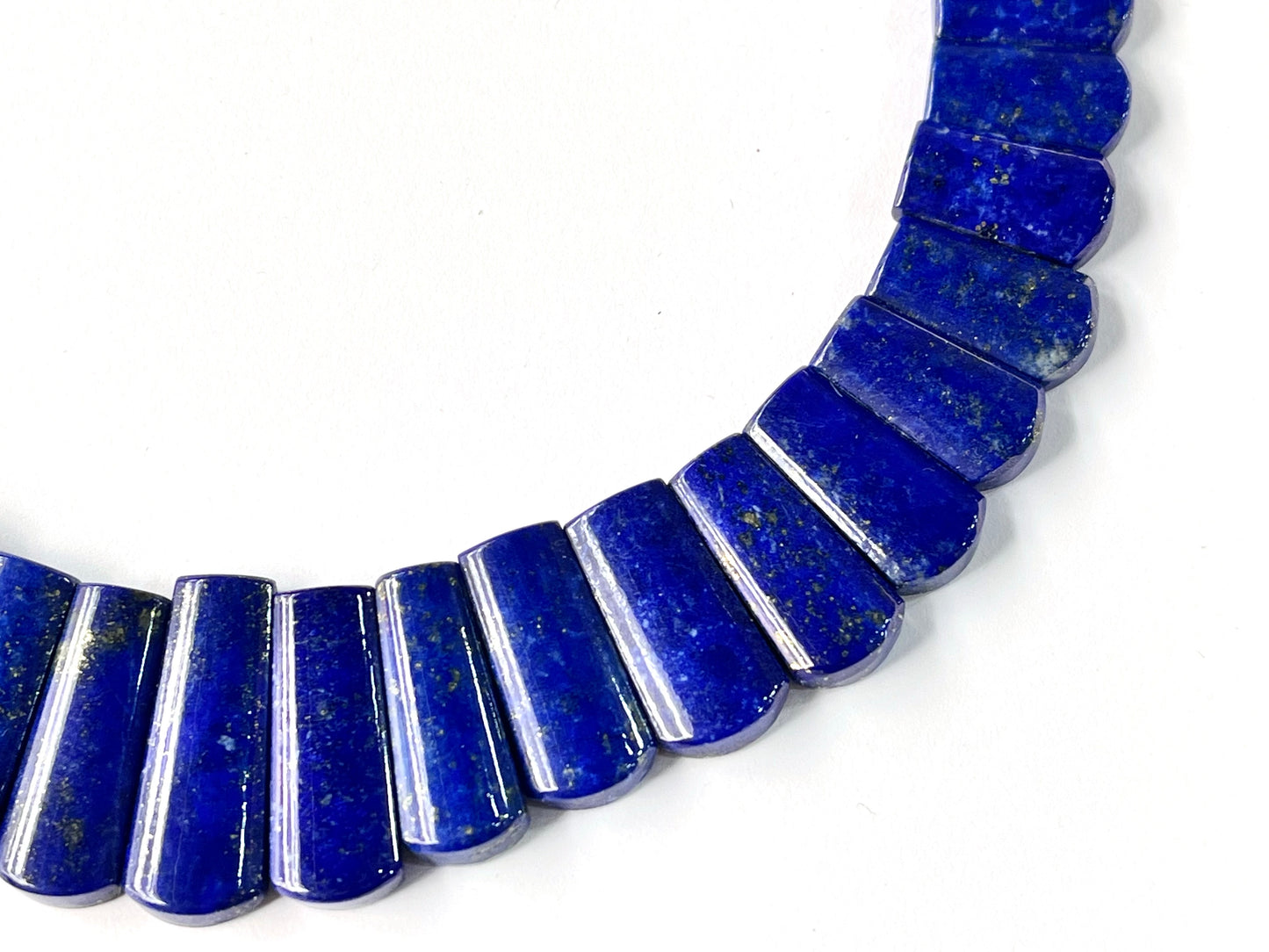 Natural Lapis Lazuli Bib Necklace, Cleopatra Egyptian Necklace, Fancy Beach Jewelry, AAA Lapis Lazuli Choker Handmade Necklace