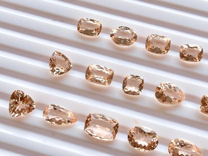 Exclusive! Peach Morganite Mix shape loose gemstone