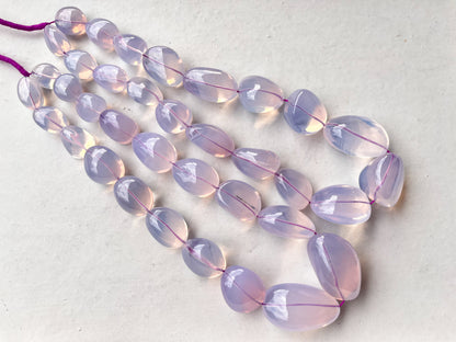 AAA Natural Lavender Quartz Smooth Big Tumble Shape Clear Quality Beads