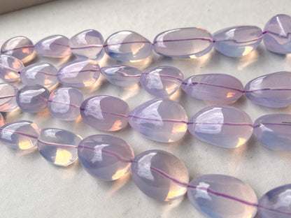 AAA Natural Lavender Quartz Smooth Big Tumble Shape Clear Quality Beads