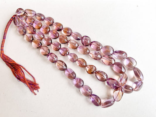 AAA Natural Ametrine Smooth Big Tumble Shape Clear Quality Beads