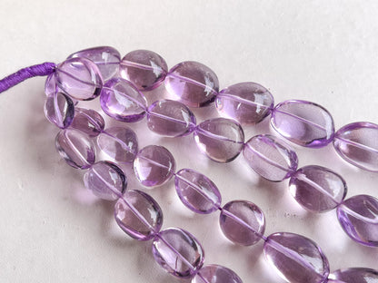 AAA Natural Pink Amethyst Smooth Big Tumble Shape Clear Quality Beads