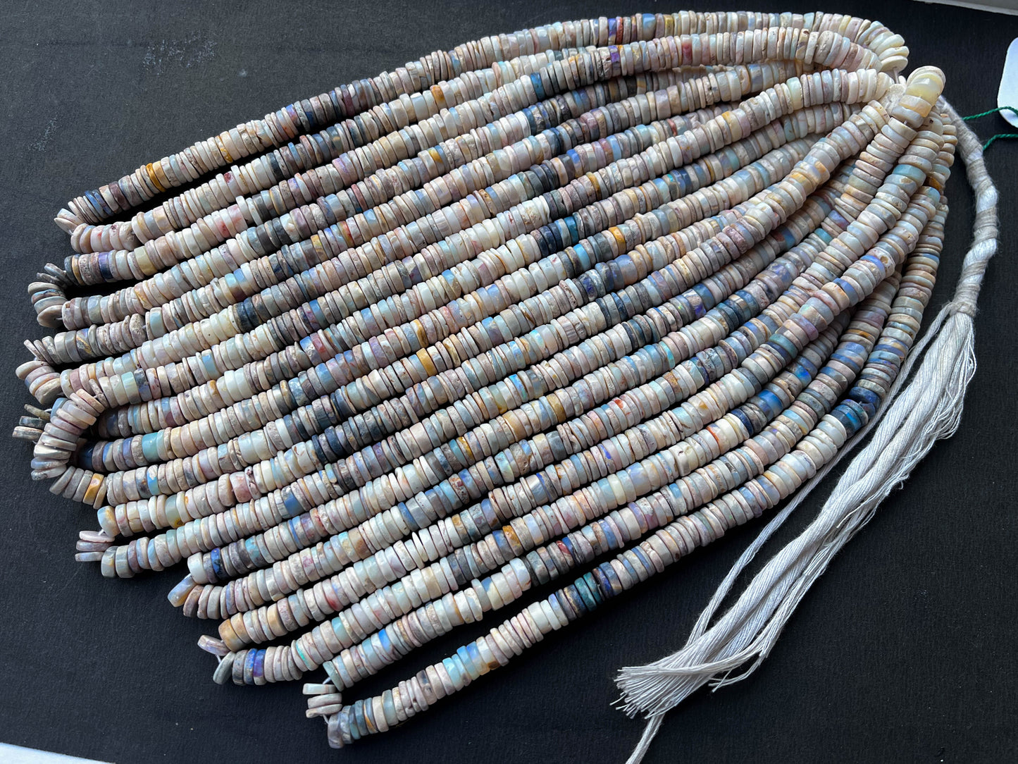 Natural  Australian Opal Smooth Beads Beadsforyourjewelry