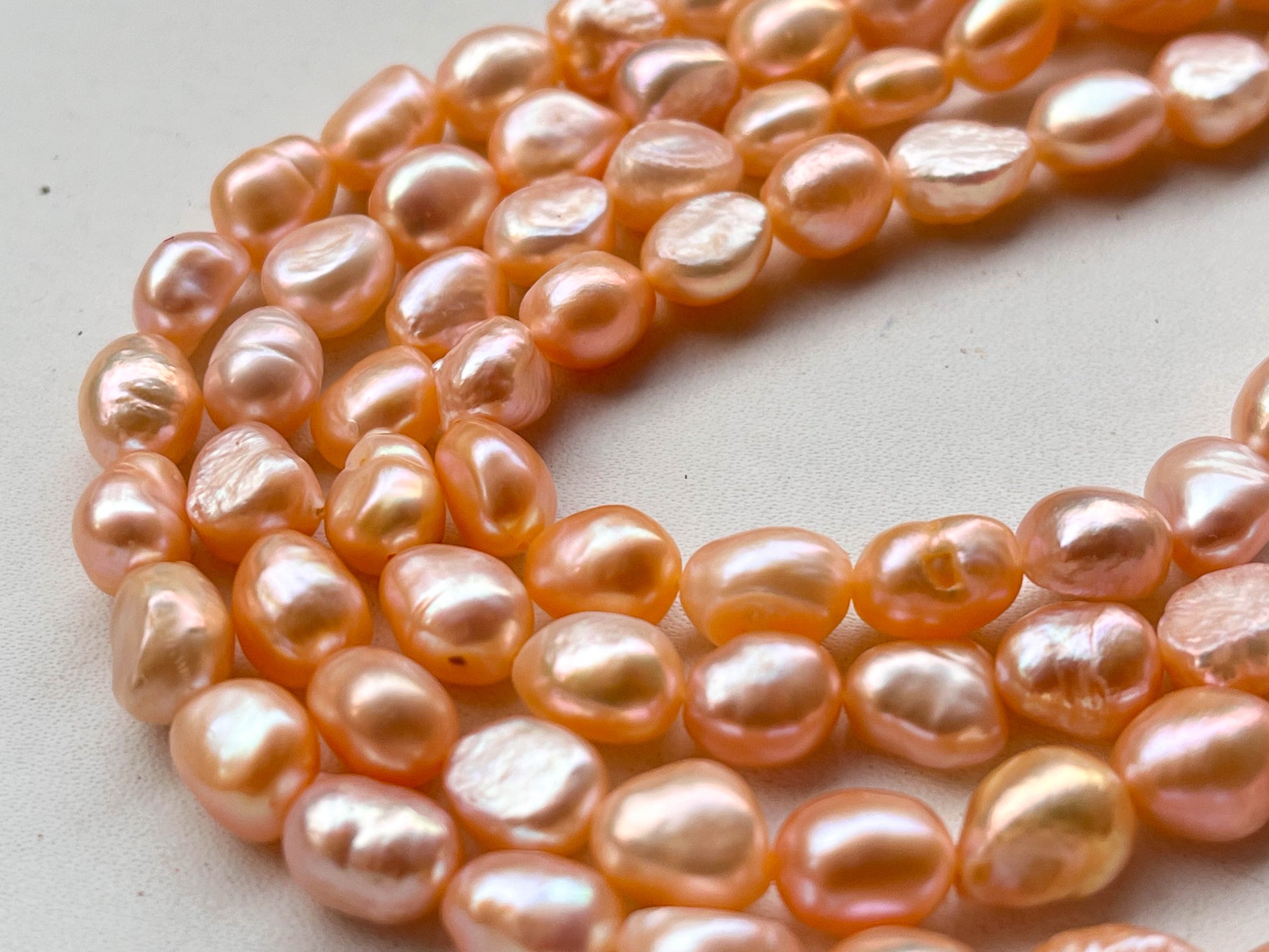 Natural Freshwater Peach Nuggets Pearl for Jewelry Making Beadsforyourjewelry