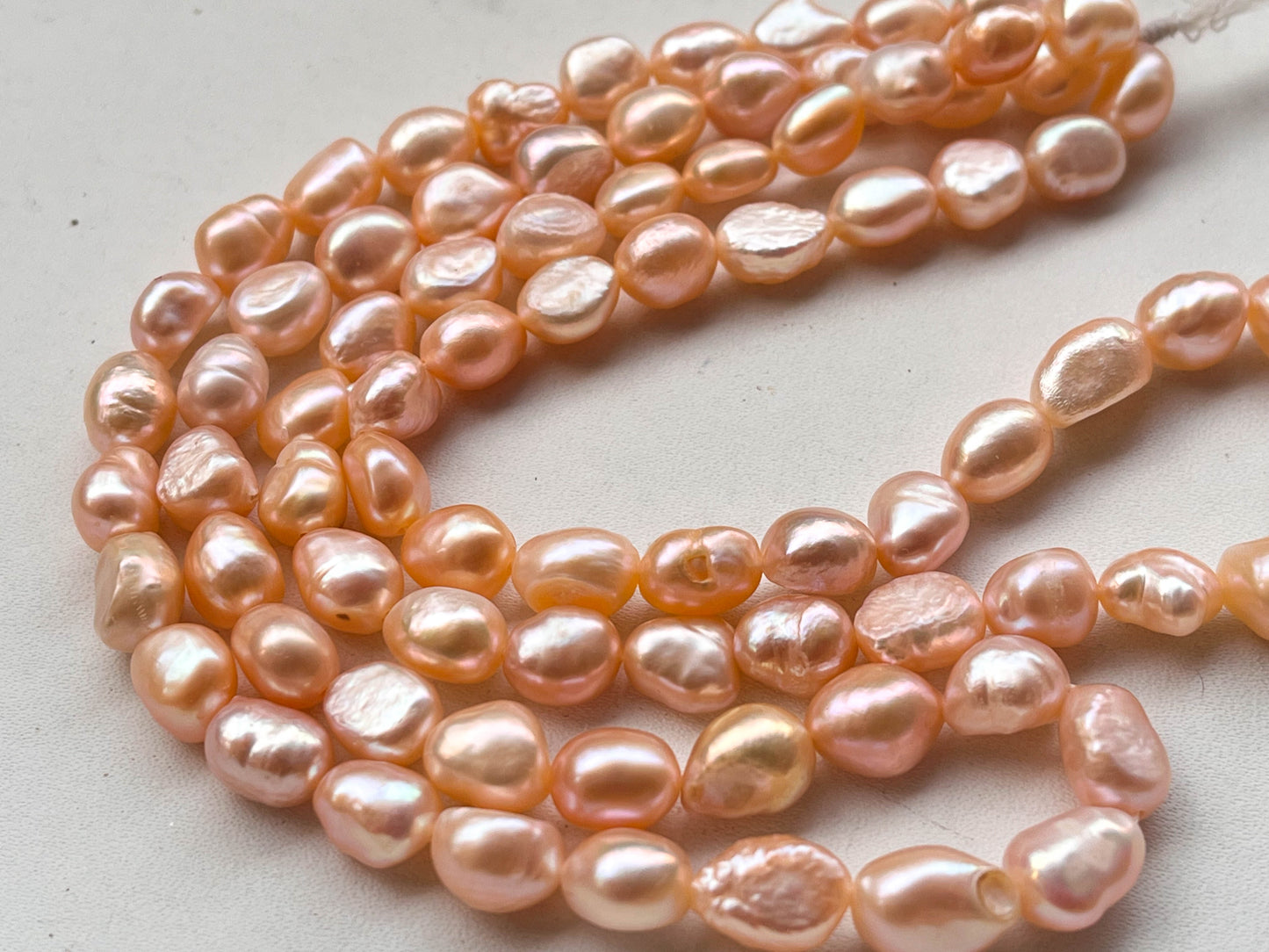 Natural Freshwater Peach Nuggets Pearl for Jewelry Making Beadsforyourjewelry