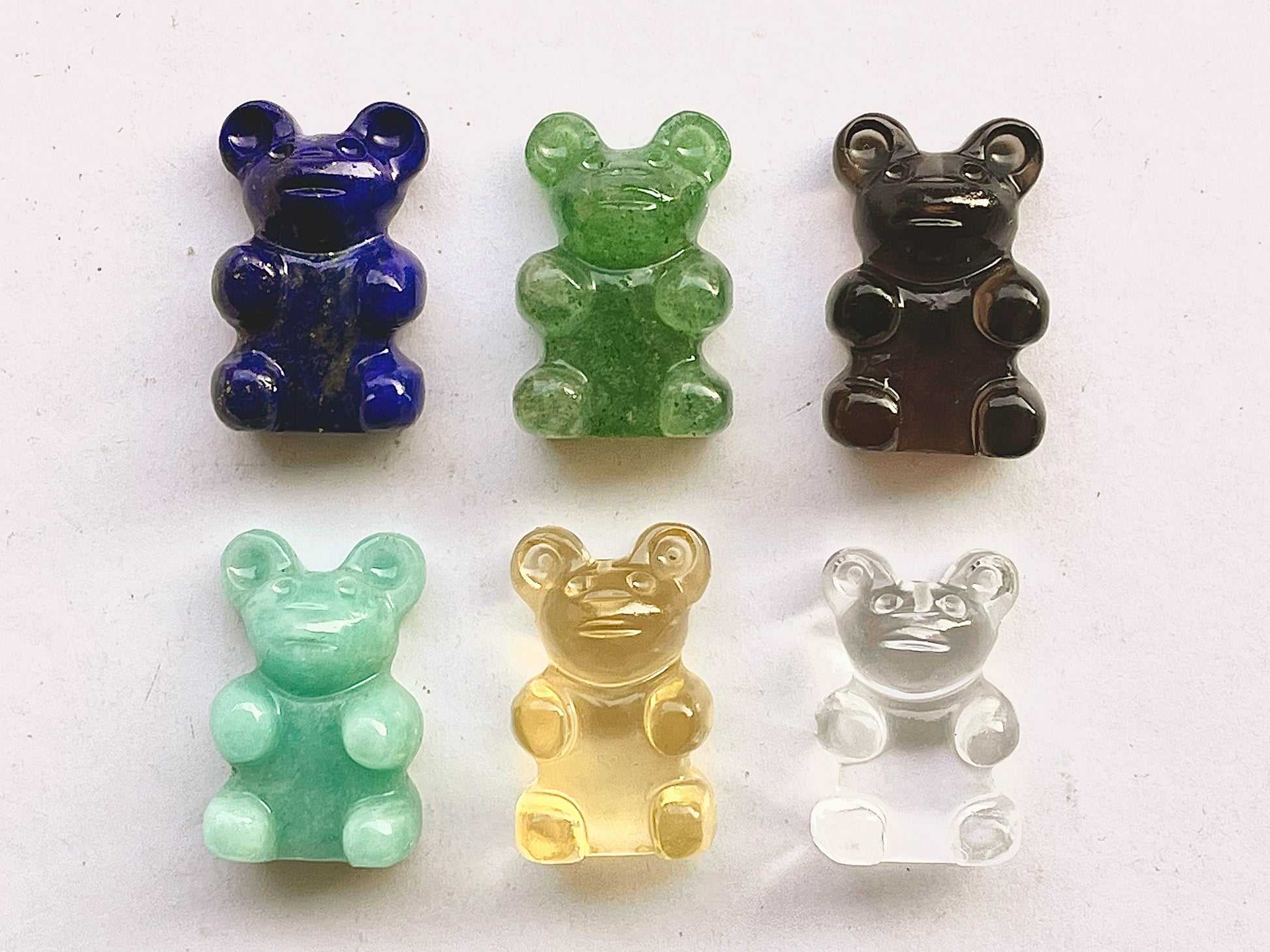 Natural Gemstones Gummy Bear Beadsforyourjewelry