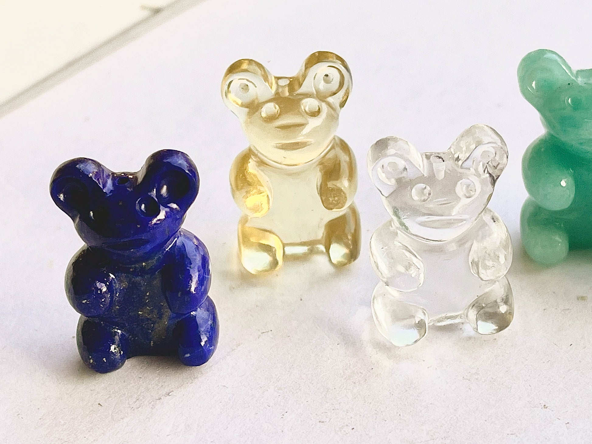 Natural Gemstones Gummy Bear Beadsforyourjewelry