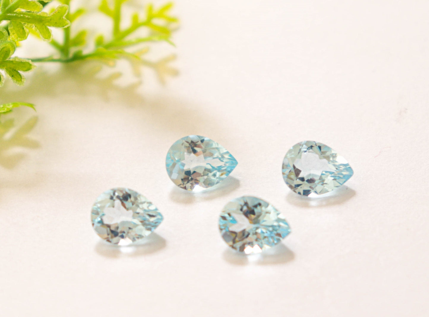 Natural Sky Blue Topaz Pear Shape gemstone